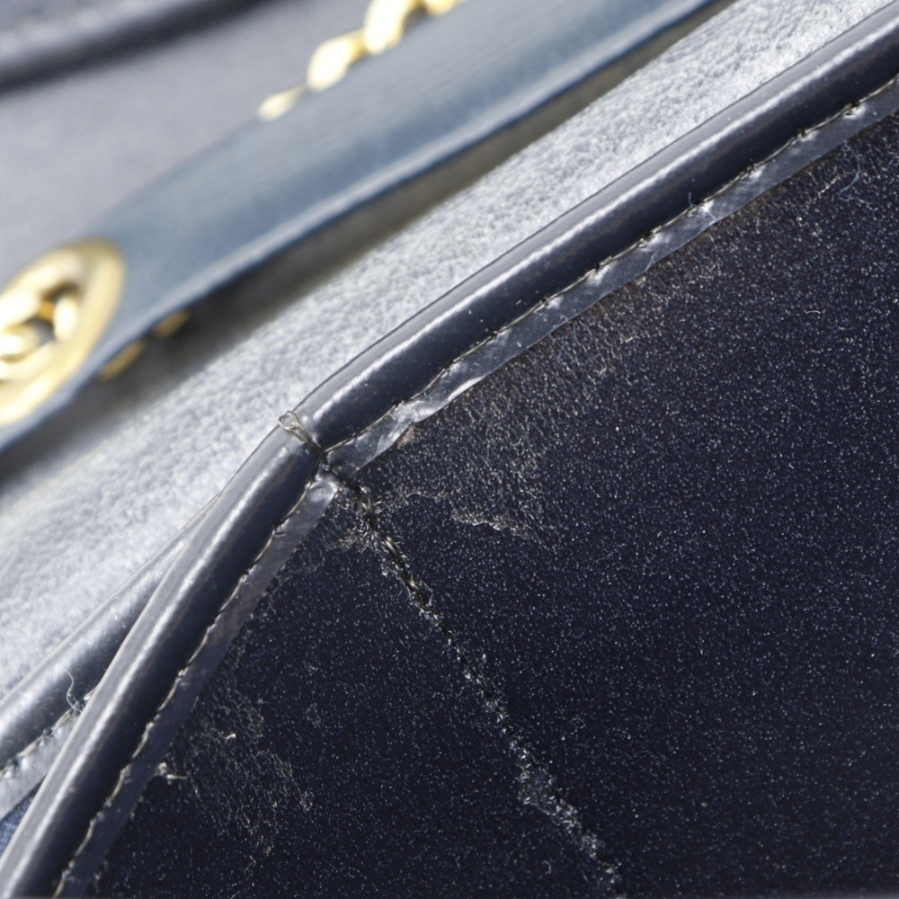 CHRISTIAN DIOR Vintage Blue Canvas Shoulder Bag - Picture 14 of 16